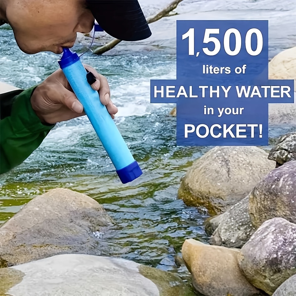 1万ガロンの容量を持つ、携帯型浄水ストロー。アウトドアでのサ - Water Purification Straw のレビューと価格