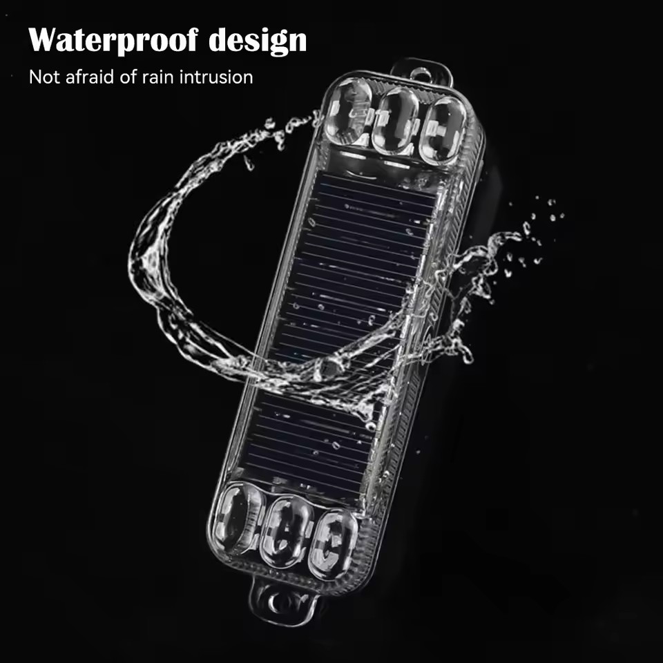 太陽光発電車、バイク、LED警告灯、電動自転車、安全テールラ - Sos Light Strobe のレビューと価格