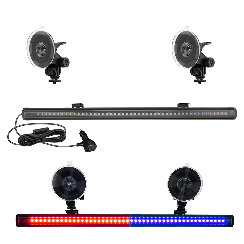 48LED LED ストロボライト車のフロントリアフロントガ - Sos Light Strobe のレビューと価格