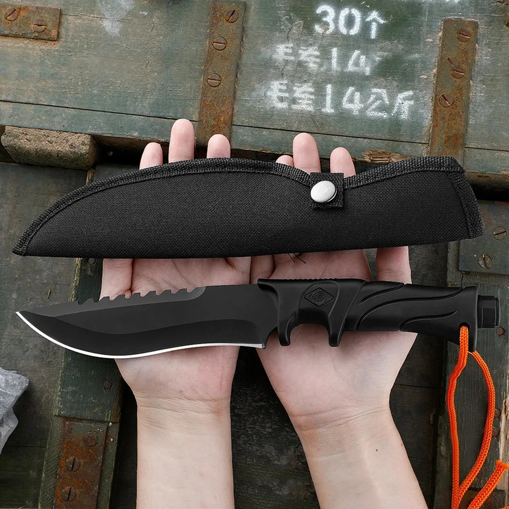 アウトドアEDC固定刃高硬度ストレートナイフ多目的キャンプ・ - Bushcraft Knife Fixed のレビューと価格