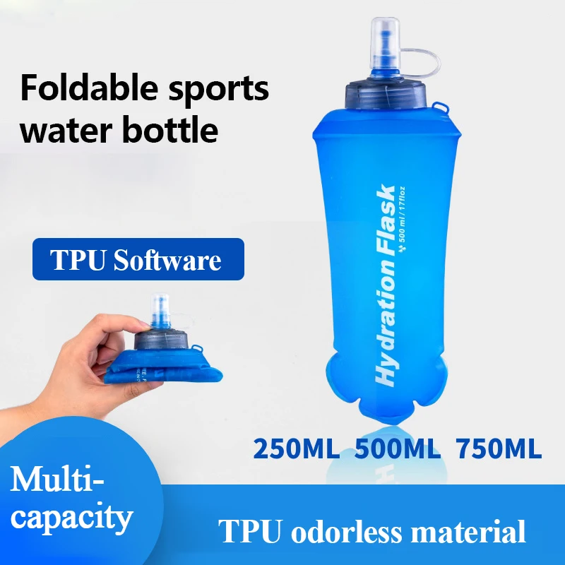 250ml 500ml 750ml ポータブル折りたたみ式ウ - Water Bag Collapsible のレビューと価格
