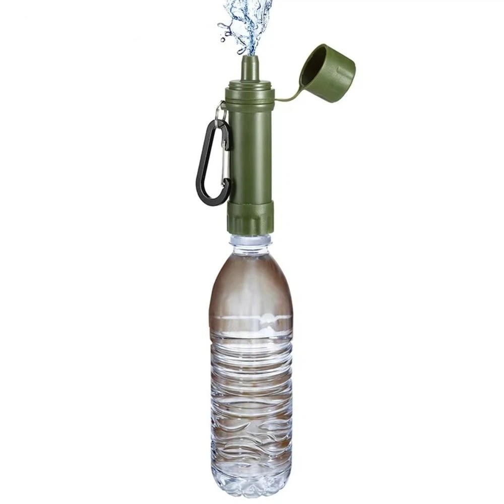 ミニサイズの浄水ストロー。直接飲める浄水機能付き。携帯用浄水 - Water Purification Straw のレビューと価格