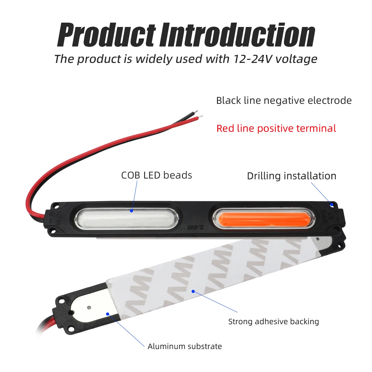 赤青点滅デュアルライト LED モジュールオフロード車用オー - Sos Light Strobe のレビューと価格