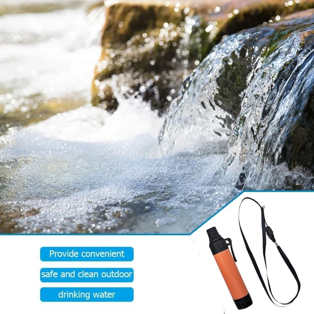 ミニミニ浄水ストロー、携帯用浄水ストロー、サバイバル用ポータ - Water Purification Straw のレビューと価格