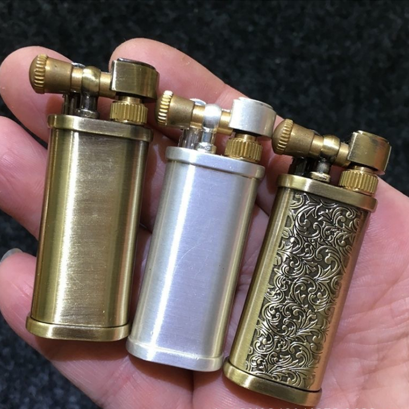レトロフリント灯油フレームライター、金属砥石、ガソリンタバコ - Fire Starting Kit のレビューと価格